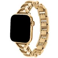 Apple Watch Hart Stalen Schakel Band - Lisa Goud - 38, 40, 41 & 42mm