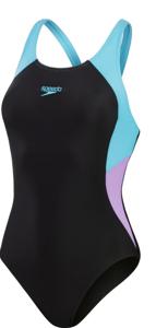 Speedo Eco Colourblock Splice Muscleback Badpak Dames maat 38