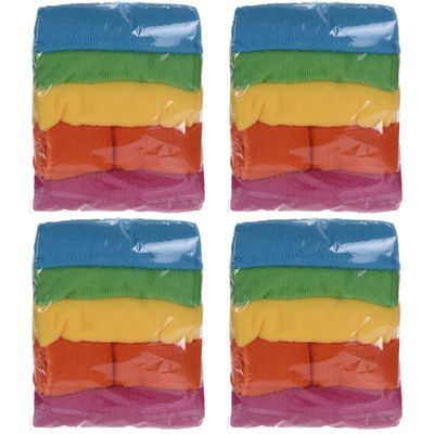 20x Microvezel schoonmaakdoekjes/dweiltjes 30 cm