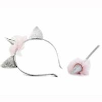 Prinsessen Accessoires Inca Roze Eenhoorn 2 Onderdelen