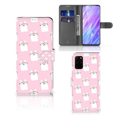 Samsung Galaxy S20 Plus | Telefoonhoesje | Met pasjeshouder | Sleeping Cats