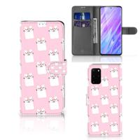 Samsung Galaxy S20 Plus | Telefoonhoesje | Met pasjeshouder | Sleeping Cats