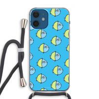 Visjes: iPhone 12 Transparant Hoesje met koord