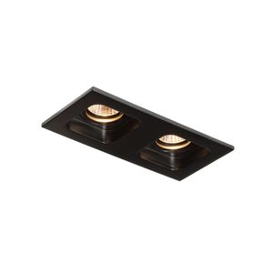 Inbouwspot BWS Kiana 2 LED 2-Lichts 20x10x9 cm 575Lm 7W Zwart