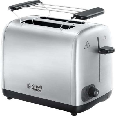 RUSSELL HOBBS Broodrooster Broodrooster - 24080-56 - 2 slots - Zilver