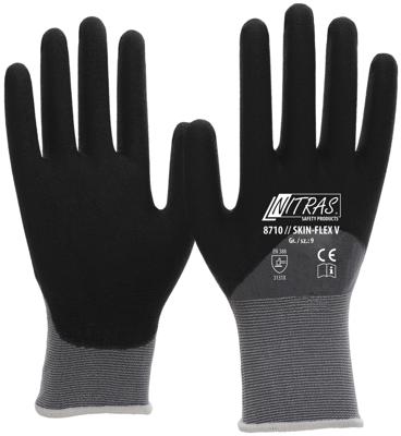 NITRAS SAFETY Glove size 8 skin flex v