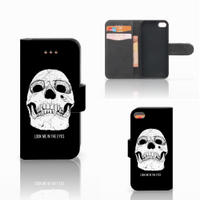 Telefoonhoesje met Naam Apple iPhone 5C Skull Eyes - thumbnail