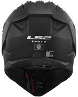 LS2 crosshelm "mx708 fast ii solid" helmet mx708 fast ii solid matt black gr. xxl