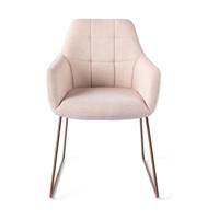 Jesper Home Noto eetkamerstoel Petal Pink slide rose
