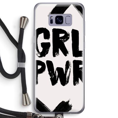 Girl Power #2: Samsung Galaxy S8 Transparant Hoesje met koord