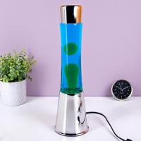 Lava lamp &apos;&apos;tower&apos;&apos; green and blue