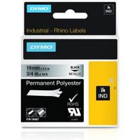DYMO 19mm RHINO Permanent Polyester labelprinter-tape D1 - thumbnail