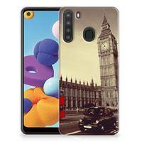 Samsung Galaxy A21 Siliconen Back Cover Londen - thumbnail