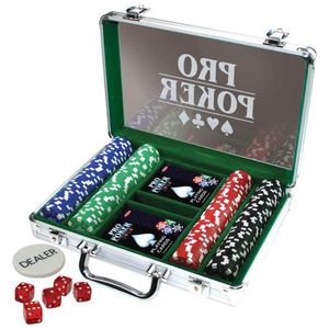 Tactic pokerkoffer, 200 chips
