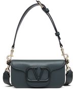 Valentino Garavani mini sac à bandoulière Locò en cuir - Vert - thumbnail