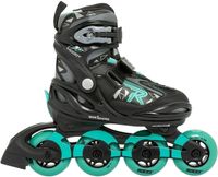 Roces Inline skates Moody Tif 82A zwart/aqua maat 30-35 - thumbnail