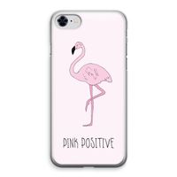 Pink positive: iPhone 8 Transparant Hoesje