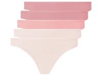 esmara 5 dames strings (Donkerroze/roze, XL (48/50))