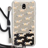 Ponys: Samsung Galaxy J7 (2017) Transparant Hoesje met koord Ponys: Samsung Galaxy J7 (2017) Transparant Hoesje met koord