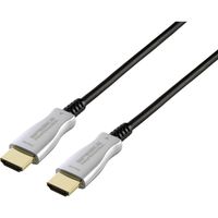 SpeaKa Professional SP-9019356 HDMI-kabel HDMI Aansluitkabel HDMI-A-stekker, HDMI-A-stekker 50.00 m Zwart Afgeschermd - thumbnail