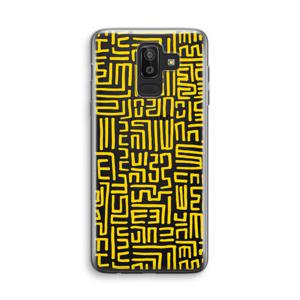 Majorelle Blue Print: Samsung Galaxy J8 (2018) Transparant Hoesje