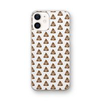 Poop emoji: iPhone 12 mini Transparant Hoesje