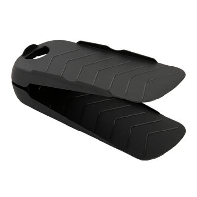Plasticforte Schoenenopbergers - zwart - kunststof - 1x voor een paar schoenen - 28 cm