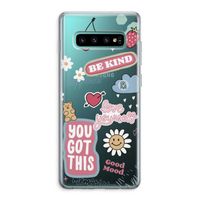 Positivity: Samsung Galaxy S10 Plus Transparant Hoesje