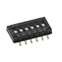 Omron A6H-6101 DIP-schakelaar Aantal polen 6 SMD 1 stuk(s) Bag