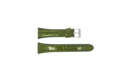 Skagen horlogeband 380SSLG8A Leder Olijfgroen