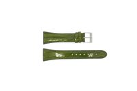 Skagen horlogeband 380SSLG8A Leder Olijfgroen