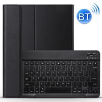 Afneembaar Bluetooth toetsenbord + Brushed textuur horizontale Flip lederen draagtas met houder voor iPad Pro 11 inch (2018) (zwart)