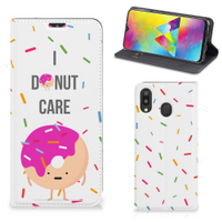 Samsung Galaxy M20 Flip Style Cover Donut Roze - thumbnail