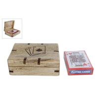 No Brand Doos cards voor speelkaarten mango 12x9x4cm | 4 stuks