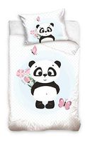 Pandabeer BABY Dekbedovertrek - 90 x 120 cm - Katoen - thumbnail