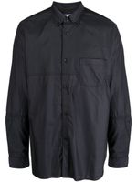 Junya Watanabe MAN chemise en coton à manches longues - Noir
