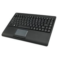 Adesso WKB-4110UB toetsenbord RF Draadloos QWERTY Amerikaans Engels Zwart - thumbnail