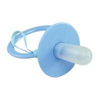 Jumbo grote verkleed fopspeen baby blauw - 13 cm