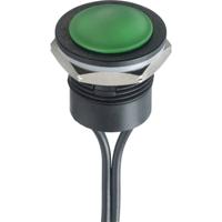 APEM IAR3F1300 IA Series Druktoets 24 V/DC 2 A 1x uit/(aan) Moment (Ø x h) 16 mm x 20 mm IP67 1 stuk(s)