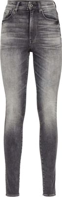 Kafey studs ultra high skinny grey denim