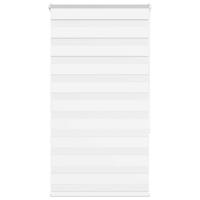 VidaXL Zebra rolgordijn 80x150 cm stofbreedte 75,9 cm polyester wit