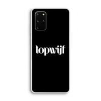 Topwijf Zwart: Samsung Galaxy S20 Plus Transparant Hoesje