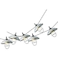 Solar tuinverlichting lichtsnoeren met lampenkappen lampjes 2,5 meter Solar tuinverlichting lichtsnoeren met lampenkappen lampjes 2,5 meter