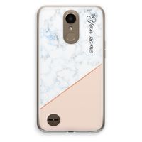 Marmer in stijl: LG K10 (2017) Transparant Hoesje