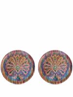 Les-Ottomans x Matthew Williamson lot de plateaux Peacock - Multicolore