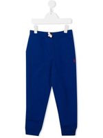 POLO RALPH LAUREN KIDS pantalon de jogging à logo brodé - Bleu