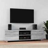 Tv-meubel 140x40,5x35 cm bewerkt hout grijs sonoma eikenkleurig