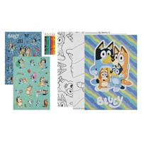 Undercover Kleurblok bluey met kleurpotloden en stickers