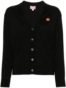 Kenzo cardigan Boke à broderies - Noir