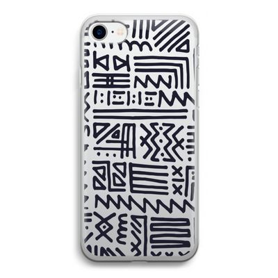 Marrakech print: iPhone SE 2020 Transparant Hoesje